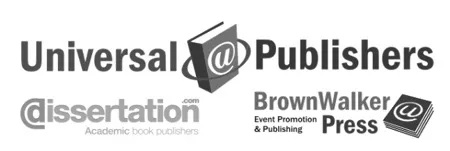 Image of all three company logos. Universal Publishers, Dissertation.com and BrownWalker Press